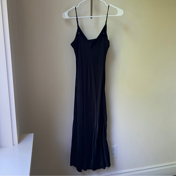 (SOLD ON FB) ARITZIA WILFRED Slip Satin Midi Dress - Picture 6 of 8